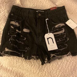 Distressed shorts